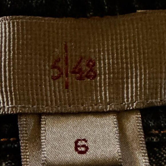 Perfect for Festival Vibe! 5/48 Low Rise Wide Leg Jeans Size 6 or 29 - Picture 5 of 13